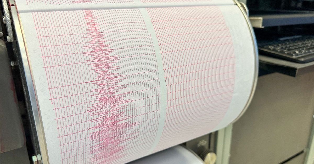Imagine ilustrativă cu un seismograf