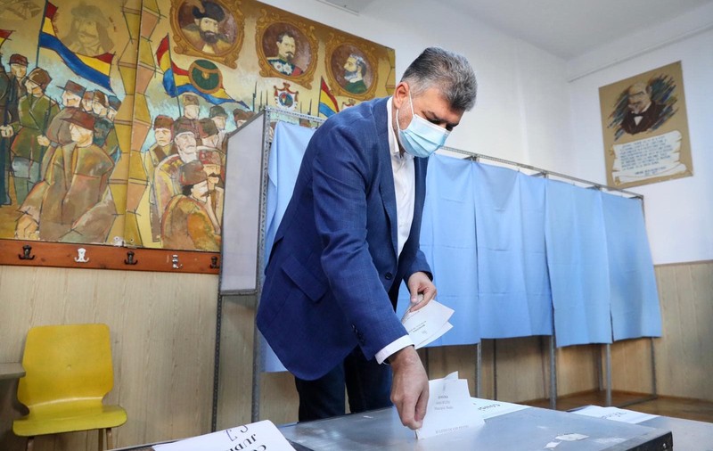 Marcel Ciolacu, liderul PSD, după ce votat: ”Astăzi se aleg gospodarii oraşelor si judeţelor, nu oameni politici”