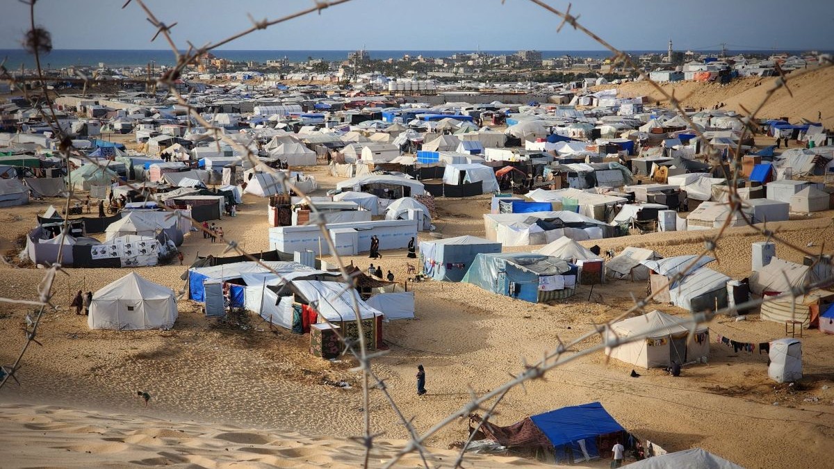Tabără de refugiați din Rafah Foto: Profimedia