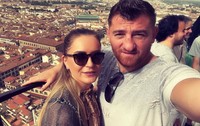 Cătălin Moroșanu și Georgiana, soția sa