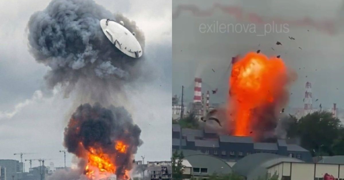 Ucraina a lansat joi cel mai mare atac cu drone asupra Moscovei din ultimii ani. Foto: Captură video.