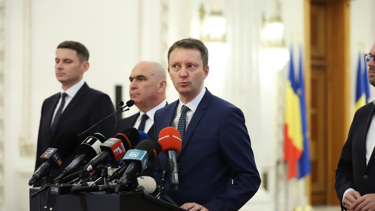 Declarații Siegfried Mureșan, Ilie Bolojan, Dominic Fritz, Tanczos Barna de la Palatul Parlamentului 18 septembrie 2026.
