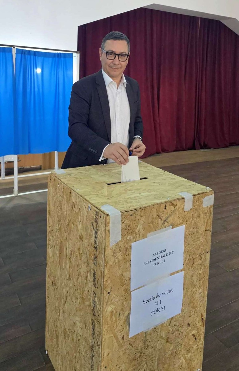 Victor Ponta a votat la a