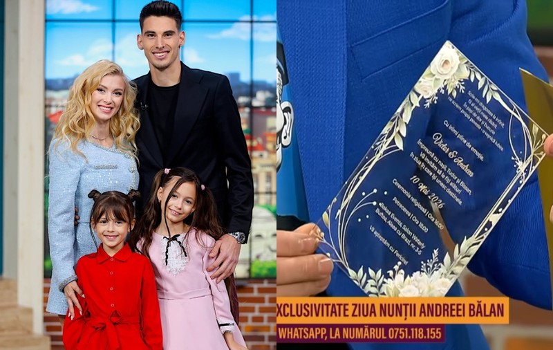 Andreea Bălan și Victor Cornea au anunțat data nunții. Cum au reacționat părinții jucătorului de tenis