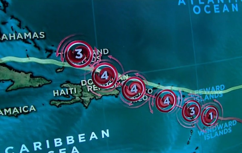 Maria și Lee, două noi uragane amenință insulele Caraibe, deja devastate de Irma