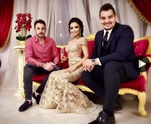 Andreea Mantea, alături de Bursucu și producătorul Valeriu Floricel