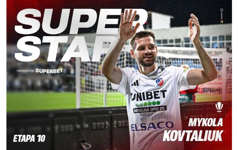 Kovtalyuk este SuperStarul etapei după ce a răpus campioana