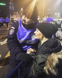 Delia a ieșit în stradă, la proteste