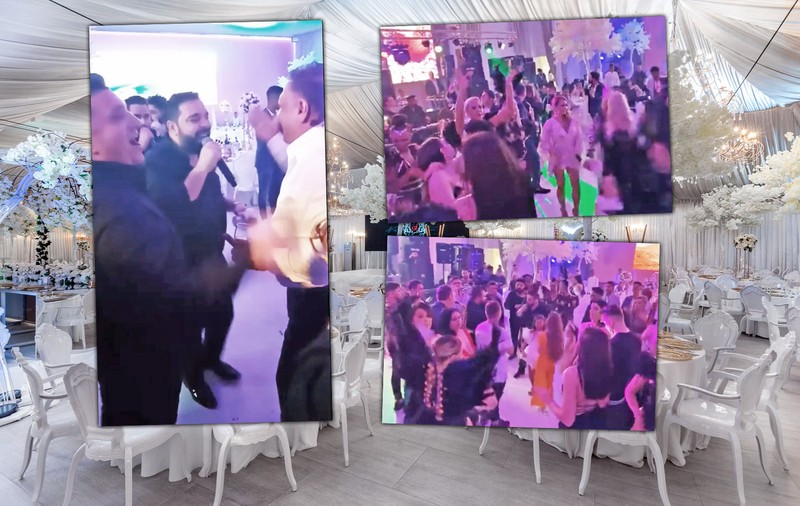 VIDEO | Fără număr! Florin Salam, vedeta serii la un botez cu 300 de invitați, într-un local din Otopeni. Poliția spune că s-au respectat regulile stării de alertă, imaginile arată altceva