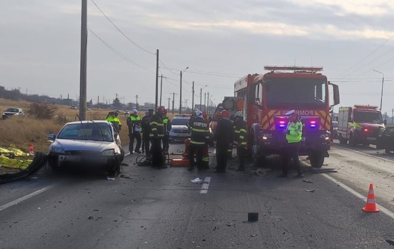 Accident grav pe DN1, în județul Prahova. Două persoane au murit și patru au fost rănite