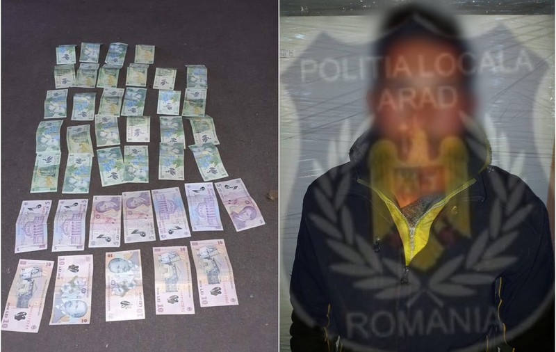 Val de indignare după ce Primăria din Arad a anunțat pe Facebook că polițiștii locali au confiscat 113 lei de la un cerșetor
