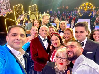 Dan Negru, cu invitații Revelionului 2022, la Antena 1 | Foto: pagina sa de Facebook