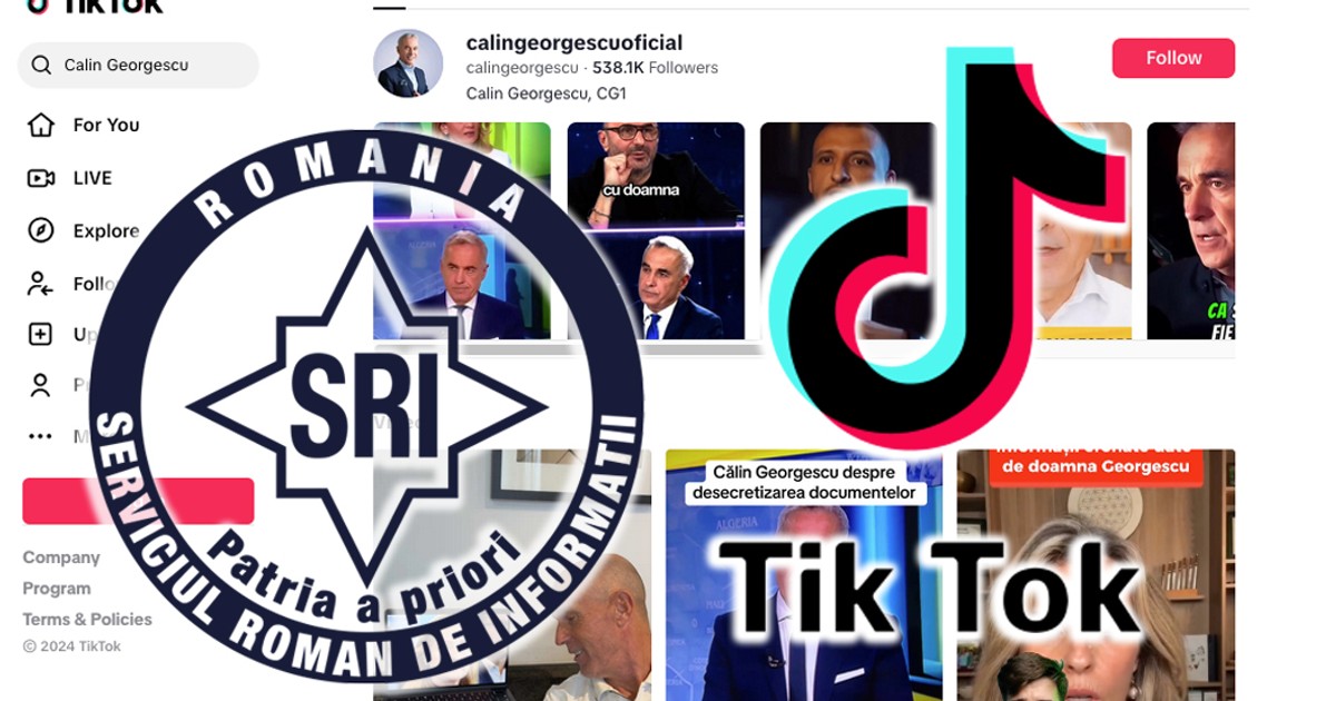 SRI, Tik Tok, Calin Georgescu