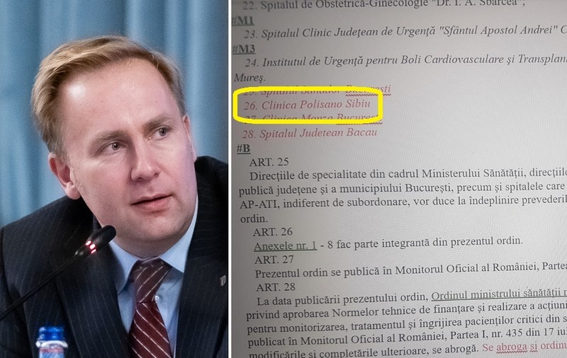 Contractul lui Victor Costache cu Polisano! Pe 4 noiembrie, ministrul Sănătății a jurat „credință poporului”, pe 7 noiembrie a semnat „fidelitate angajatorului”. S-a achitat!