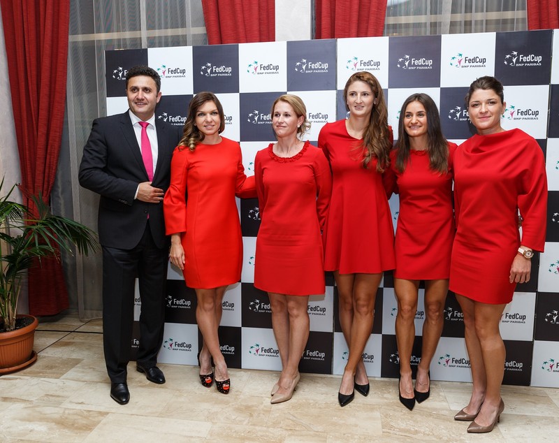 Fed Cup: Halep și colegele ei le-au bătut la eleganță pe nemțoaice / GALERIE FOTO