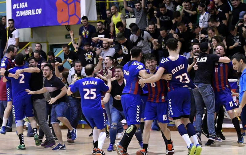 CSA Steaua, victorie în SEHA League de handbal. Echipa bucureșteană a trecut la limită de Tatran Presov