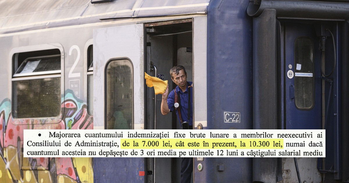 Colaj marire indemnizatii sefi CFR calatori