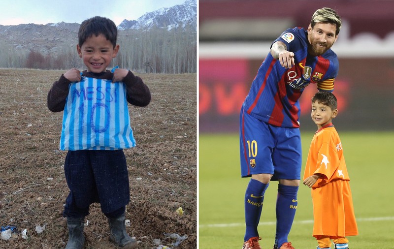„Vă rog, salvați-mă”. Apelul disperat al unui copil afgan, cunoscut după ce a primit tricou de la Leo Messi