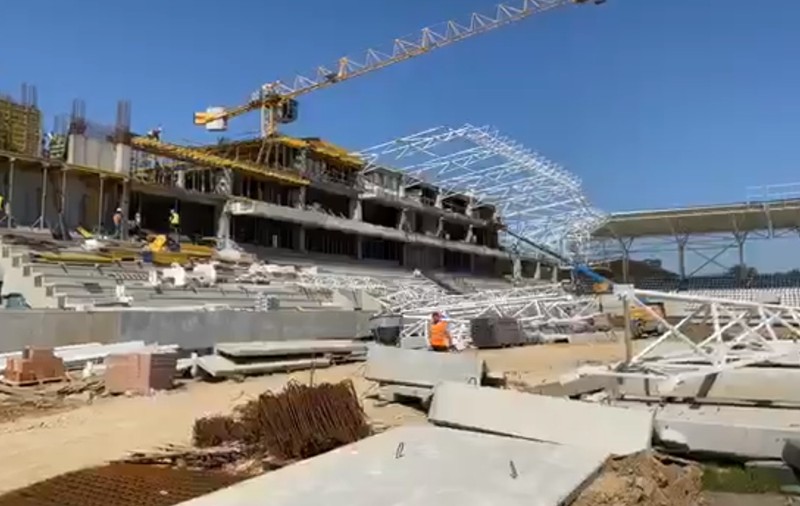 Ministrul sportului, Ionuţ Stroe, pariu privind stadionul Rapid. Ce artificiu au găsit constructorii pentru arena Arcul de Triumf