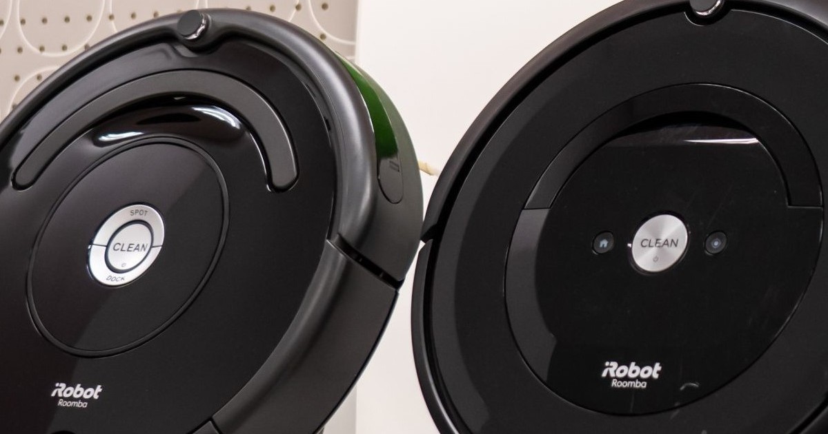 Aspiratoare iRobot văzute într-un hipermarket Target. Foto: Hepta.