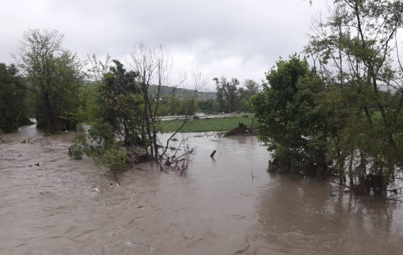 Cod roșu de inundații în județul Bistrița Năsăud! Echipaje de jandarmi acționează în 14 puncte diferite de pe raza județului