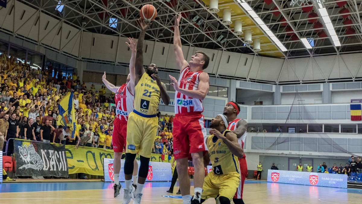 BK Pardubice - CSU Sibiu, tur preliminar din FIBA Europe Cup. Românii au pierdut acasă la un punct. Vor o calificare după meciul de miercuri