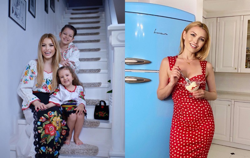 Imagini cu apartamentul în care locuiește Elena Gheorghe în București. E pe două etaje și a costat 300.000 de euro în 2014