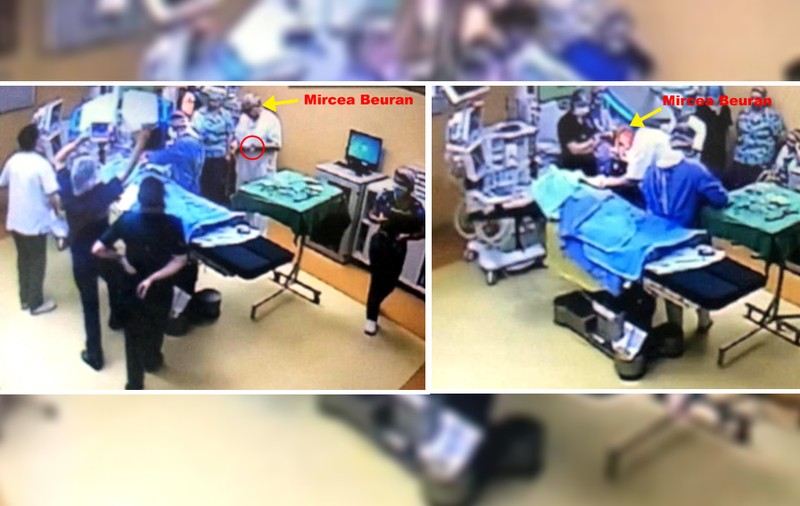 Primele imagini din sala de operație în care o femeie a luat foc. Cum a fost surprins chirurgul Mircea Beuran