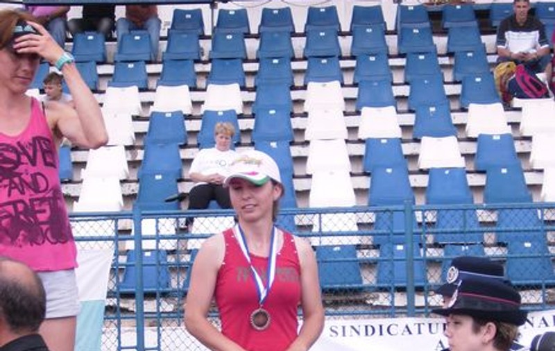 Foto | Poliţistă din Buzău, campioană la atletism