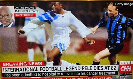 CNN a difuzat o fotografie cu ghanezul Abedi Pele, acum în vârstă de 58 de ani, confundându-l cu brazilianul Pele