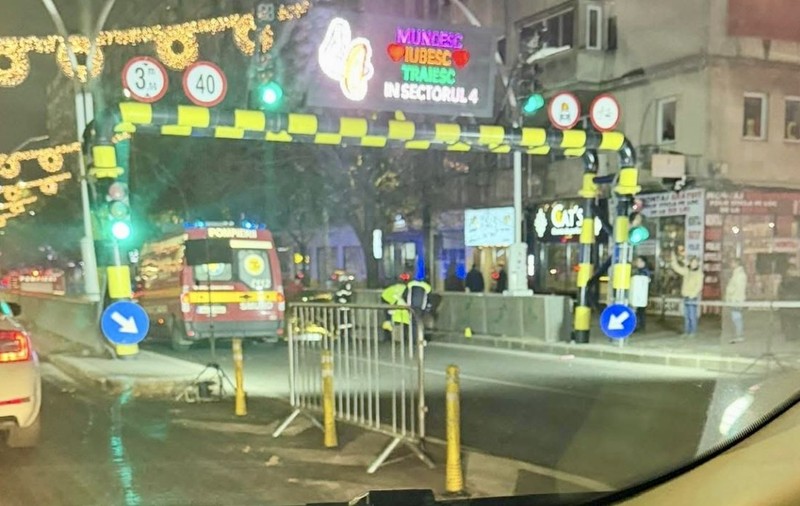 Accident mortal la intrarea în Pasajul Unirii din București: un bărbat a fost spulberat de un motociclist, în timp ce traversa strada