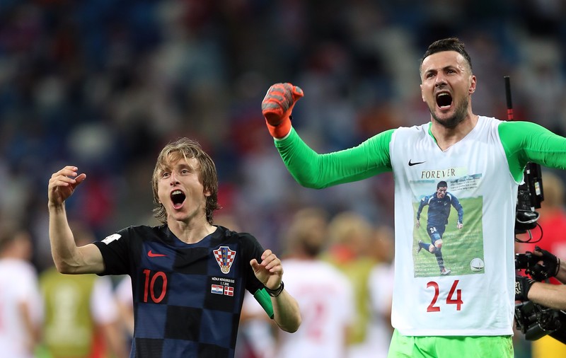 Dedicația emoționantă a portarului croat Subasici, după ce a apărat trei lovituri de departajare în optimile Campionatului Mondial de fotbal Rusia 2018, în meciul cu Danemarca