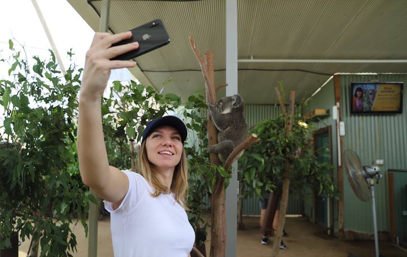Simona Halep a vizitat grădina zoologică din Sydney. Liderul mondial debutează marți | GALERIE FOTO&VIDEO