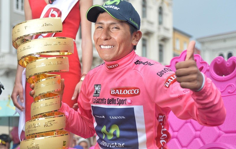 Columbianul Nairo Quintana se îmbracă în roz: a câştigat Turul Italiei