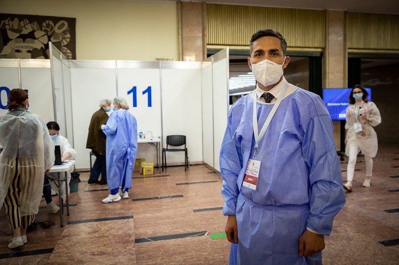 Valeriu Gheorghiță, la Maratonul Vaccinării