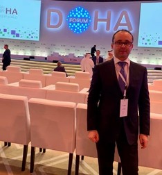 Fotografie postată de Cristian Bușoi, de la Doha Forum