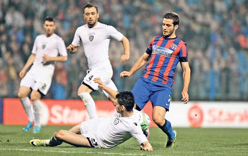 Încet, dar în grafic! Steaua s-a calificat în sferturile de finală ale Cupei României