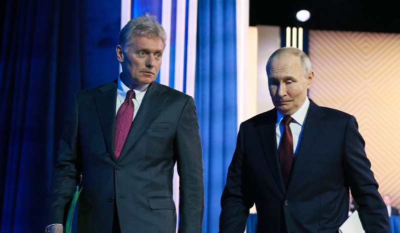 Dmitri Peskov și Vladimir Putin Foto: Profimedia Images