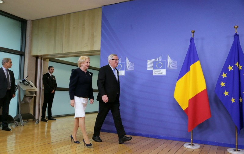 Juncker, după întâlnirea cu Dăncilă: "Nu aș dori să îmi închei mandatul înainte ca România să devină membru Schengen"