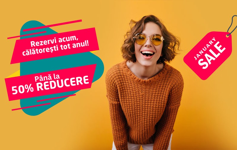 Vacanțe cu reduceri masive de ianuarie –Tarife cu până la 50% mai mici