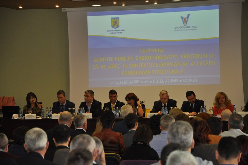 Conferința „Achiziții Publice. Cadru normativ, proceduri și căi de atac, în contextul european al accesării fondurilor structurale” de la Sovata
