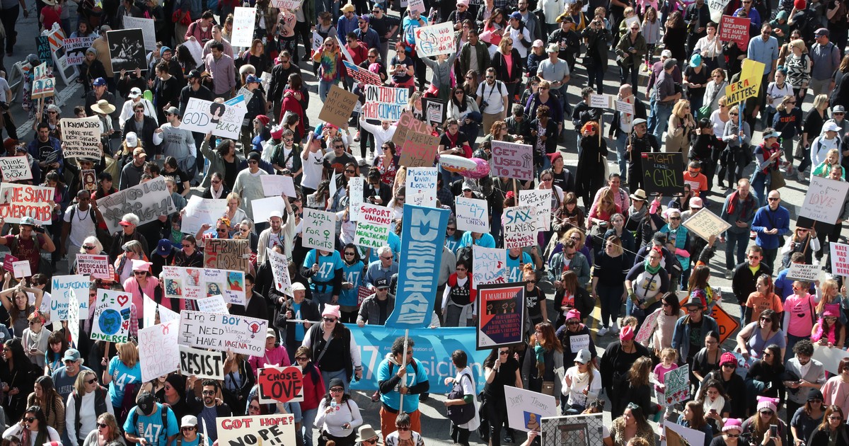 La Washington a fost cel mai mare protest anti-Trump din istorie