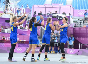 Echipa de 3x3 a României FOTO Comitetul Olimpic si Sportiv Roman