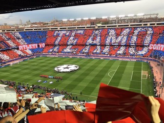 Coregrafia senzațională a fanilor lui Atletico