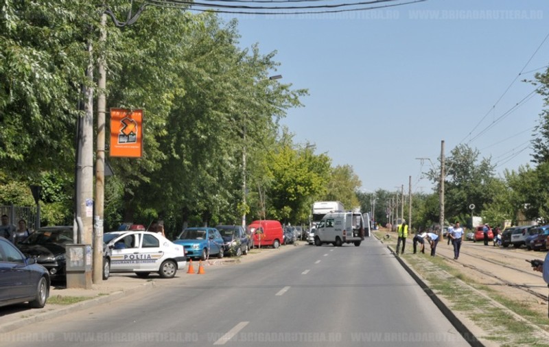 Şoferul criminal care călcat un pieton a fost prins de poliţiştii de la ”Rutieră”
