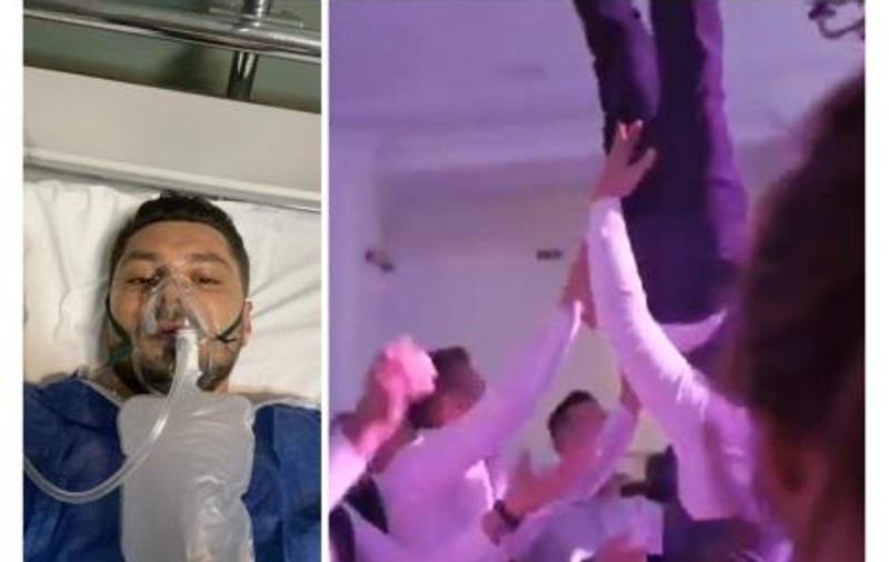 Incident șocant la o nuntă din Băile Felix. Mirele a ajuns la spital, după ce nuntașii l-au aruncat în aer și nu l-au mai prins