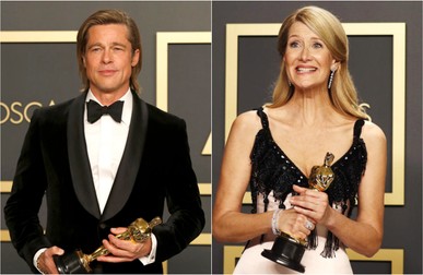 Brad Pitt și Laura Dern, cei mai buni actori în rol secundar