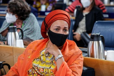 Amina Mohammed, secretarul general adjunct al ONU. Foto: EPA