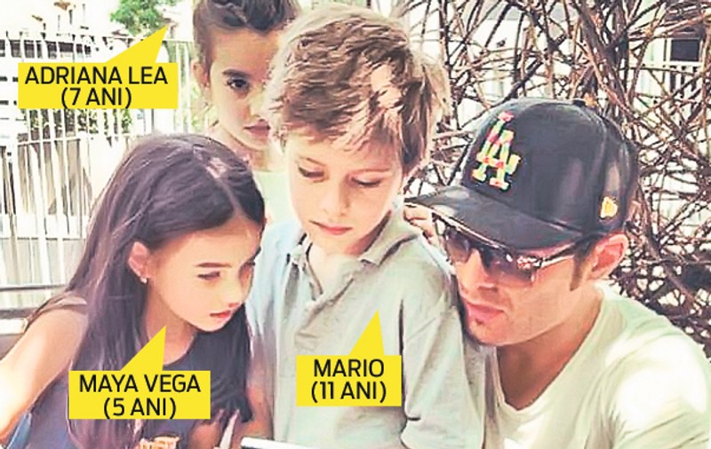 EXCLUSIV | Inima la control! Şocat de problemele de sănătate ale fiului, Adrian Mutu şi-a dus de urgenţă fetele la medic