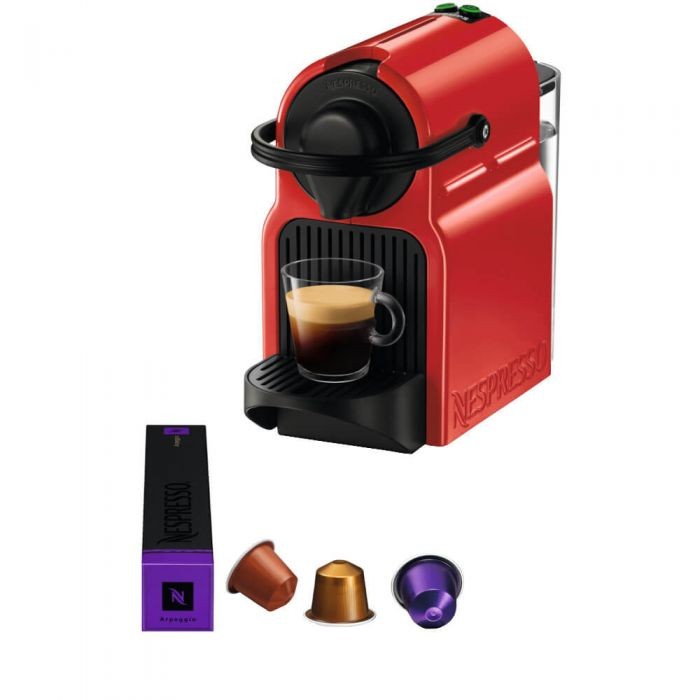 Espressor Nespresso Krups Inissia XN100510 , 1260 W, 0.7 l, 19 Bar, Rosu
